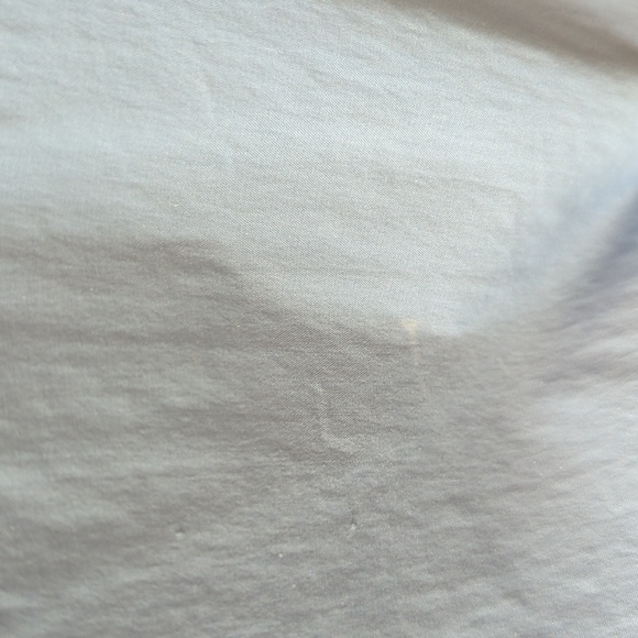 Milly Vivian Stretch Poplin Ruffle Sleeve Peplum Top Blue S cottagecore summer - Picture 13 of 13